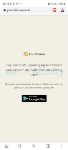 Beware Android trojan posing as Clubhouse app