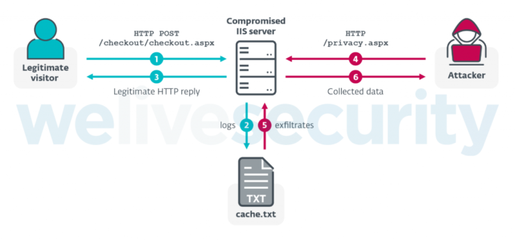 IIStealer: A server‑side threat to e‑commerce transactions